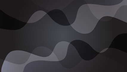 Abstract black colorful geometric light triangle line shape with futuristic concept presentation background