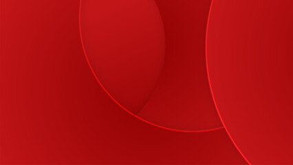 abstract red background with geometric shape and white space in center