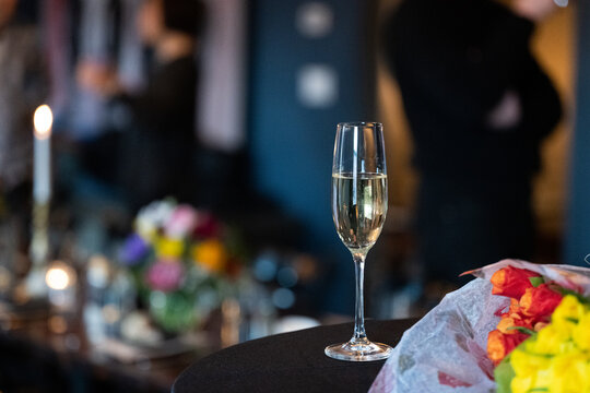 Glass of champagne 