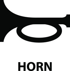 Vector isolated car dashboard icon with description