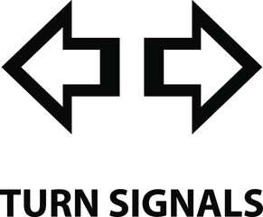 Vector isolated car dashboard icon with description