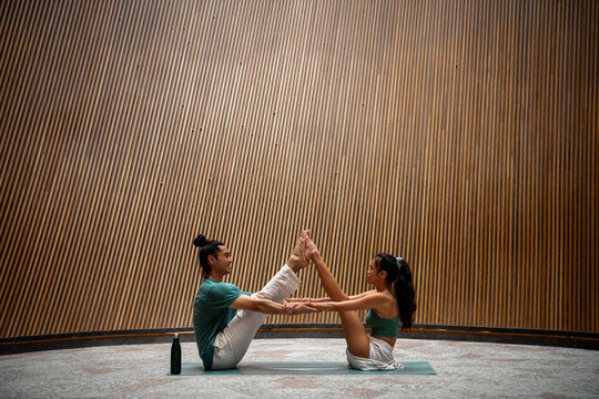 Buddy yoga pose
