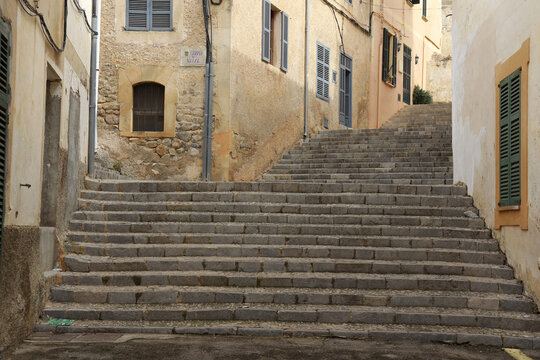Stairs in Arta, Spain