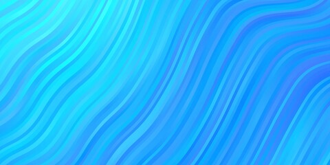 Light BLUE vector background with bows.