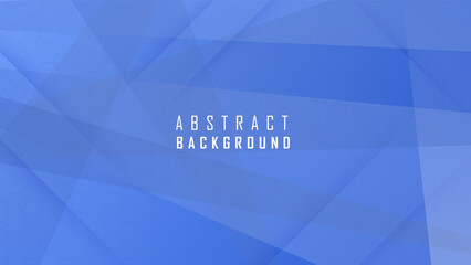 Abstract geometric line shapes on blue background