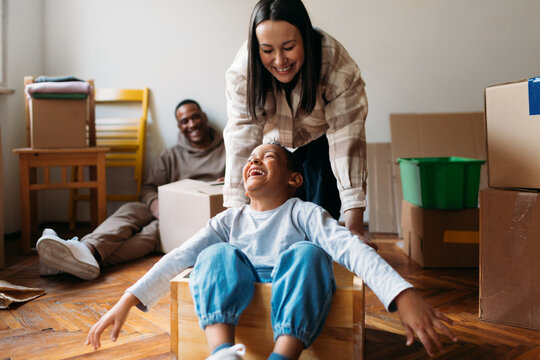 Family Moving In Together 
