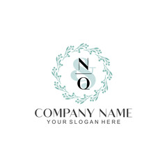 NQ Beauty vector initial logo