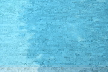 blue swimming pool background, interior design