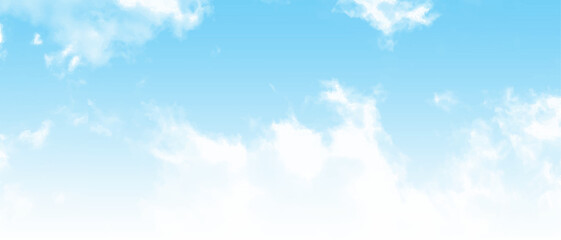 Cloudy blue sky abstract background