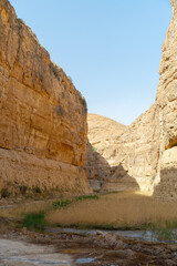 views of Selja Gorges -western Tunisia -Gafsa governorate - Tunisia