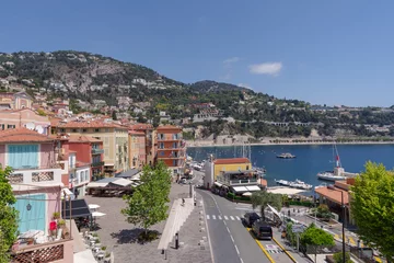 Papier Peint photo Villefranche-sur-Mer, Côte d’Azur Vieille ville de Villefranche-sur-mer, Côte d& 39 Azur