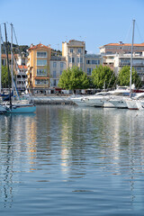The marina at Golfe Juan Vallauris on the French Riviera