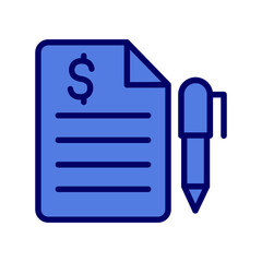 financial contract Icon