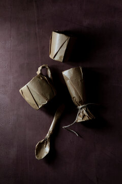 Kraft paper wrapped items