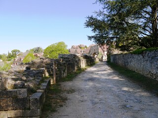 Village médiéval et fortifié de Domme en Dordogne. Plus beau village de France en Périgord noir