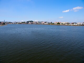 旧北上川 - 石巻大橋から下流側
2016年8月13日