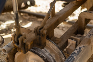 views of Selja Gorges train -western Tunisia -Gafsa governorate - Tunisia