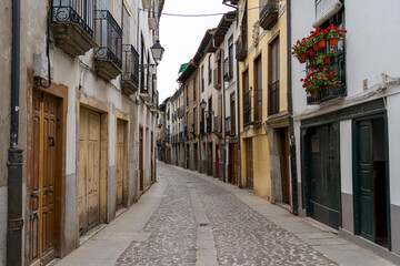 narrow street in the old town