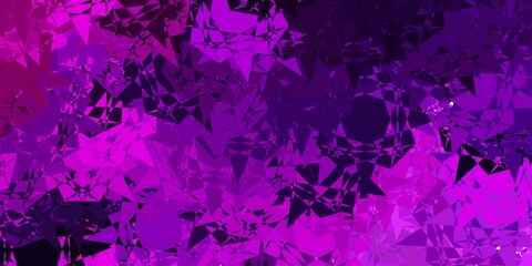 Light Purple, Pink vector layout with triangle forms.