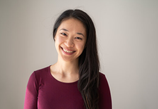 Smiling Asian Woman Portrait
