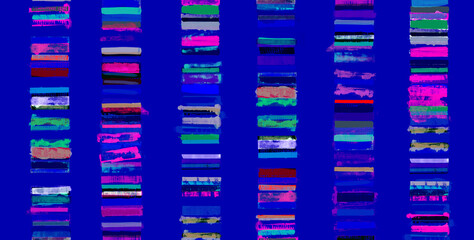 Genomic data DNA test grunge visualization