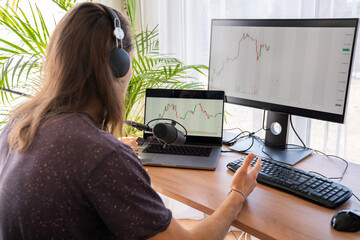 Male Investor Recording Podcast 