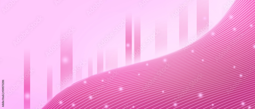 Poster futuristic metaverse technology for digital world concept and curve of sound waves innovation design