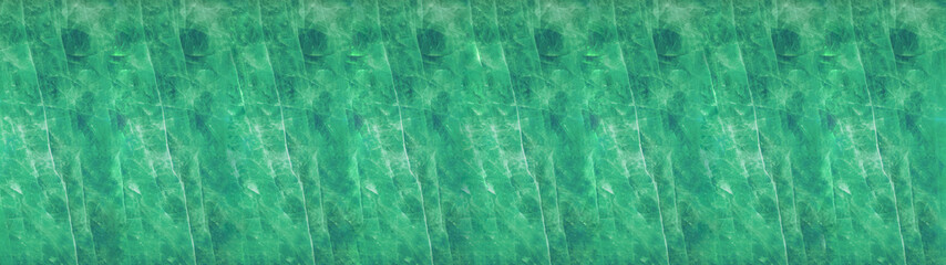 Abstract green colored quartz natural stone texture background banner panorama