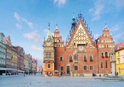 town hall of Wroclaw, Poland