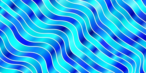 Fototapeta premium Light Blue, Green vector layout with wry lines.