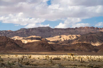 views of Selja Gorges mountains -western Tunisia -Gafsa governorate - Tunisia