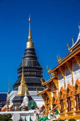 Fototapeta premium Wat Ban Den or Wat Banden complex temple in Mae Taeng District, Chiang Mai, Thailand