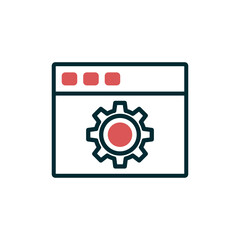 Web page settings Icon