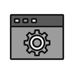Web page settings Icon