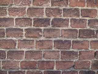 red brick wall background