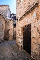 Medieval street in the Spanish town of Baeza