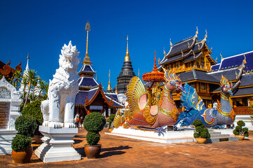 Wat Ban Den or Wat Banden complex temple in Mae Taeng District, Chiang Mai, Thailand