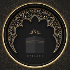 Hajj Mabroor patterned background