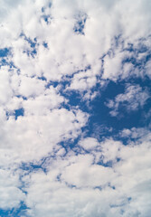 blue sky with clouds