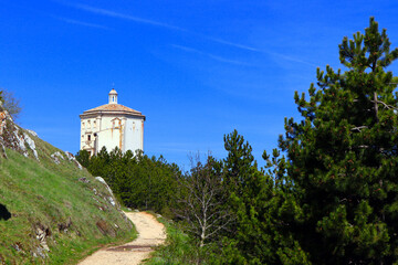 Santa Maria della Pietà Church near the fortress of Rocca Calascio. Santa Maria della Pietà is an...