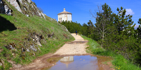 Santa Maria della Pietà Church near the fortress of Rocca Calascio. Santa Maria della Pietà is an...