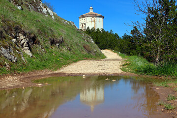 Santa Maria della Pietà Church near the fortress of Rocca Calascio. Santa Maria della Pietà is an...