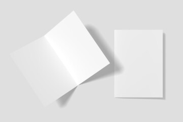 Realistic elegant  invitation card mockup blank 