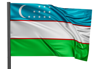 Uzbekistan national flag