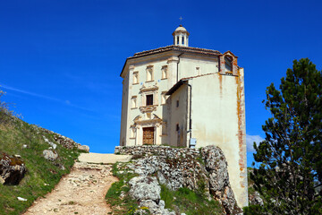 Santa Maria della Pietà Church near the fortress of Rocca Calascio. Santa Maria della Pietà is an...