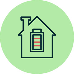 Fototapeta premium Battery Icon