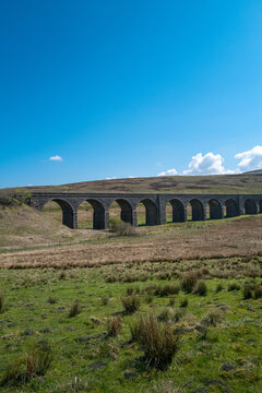 Railway Viaduct Near Garsdale Station In Dentdale Cumbria