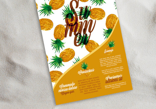Pineapple Poster Summer
