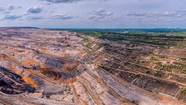 Garzweiler von Oben Rundflug 1