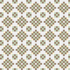 Fototapeta premium Abstract Cross Pattern generative computational art illustration